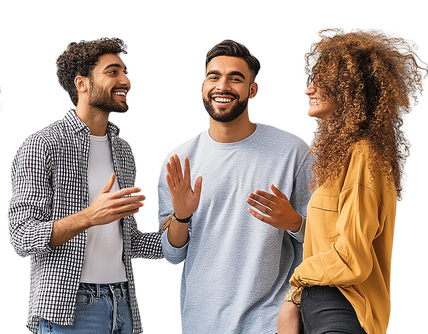 people standing together